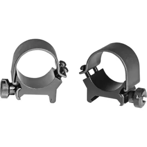 Weaver Detachable Top Mount Rings Black 1 in. Ring X-High