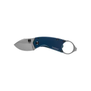 Kershaw Antic Folding Knife 1.7" Drop Point Blade - Blue