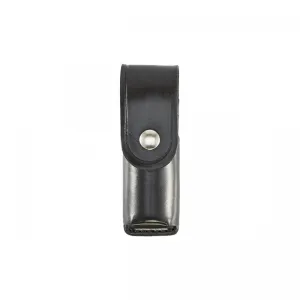 Aker Leather MK III Snap On Mace Case - Black Plain