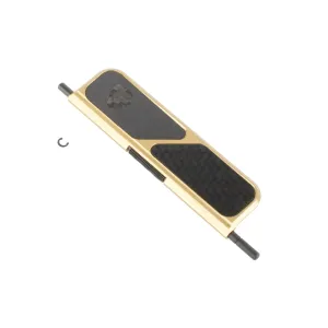 Fortis Billet Dust Cover - Carbon Fiber - Gold
