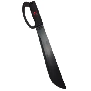 Voodoo Tactical Black Widow Machete with Self-Sharpening Sheath