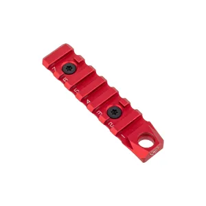 Strike Industries Link Rail Section - 7 Slot QD - Red