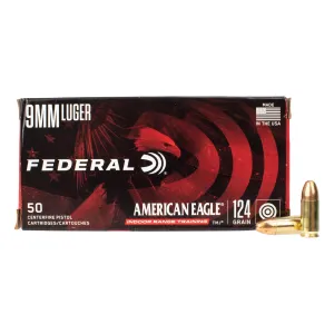 Federal American Eagle 9mm 124gr TMJ TMF - Box of 50