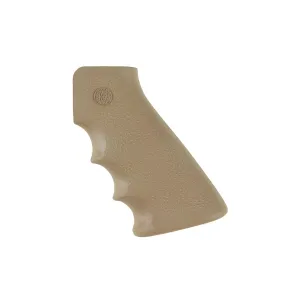 Hogue AR-15 OverMolded Pistol Grip - Finger Grooves - Flat Dark Earth
