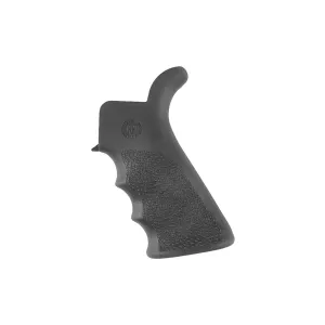 Hogue OverMolded AR-15 Pistol Grip - Beaver Tail - Finger Grooves - Black