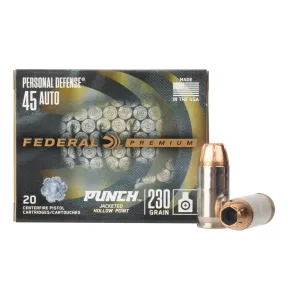 Federal Punch 45 ACP 230gr JHP - Box of 20
