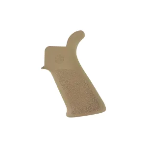 Hogue AR-15 OverMolded Grip - Beaver Tail - No Finger Grooves - FDE