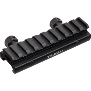 TRUGLO Picatinny Riser - 1-Piece - 1/2in Height - 4in Length