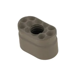 Forward Controls Design Heavy Enhanced AR-15 Magazine Release Button - Dimpled - FDE