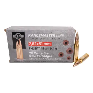 Prvi Partizan 145gr FMJ 7.62x51 Ammunition - Box of 20