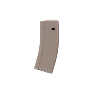Ammunition Storage Components 6mm ARC Stainless Steel AR-15 Magazine - 25 Round - Red Follower - FDE