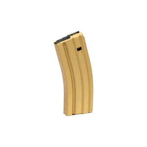 DURAMAG Aluminum 5.56 AR-15 Magazine - Gold Anodized - 30 Round