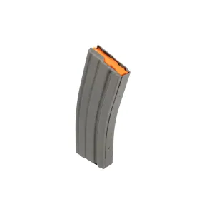 DURAMAG Aluminum 5.56 AR-15 Magazine - Gray/Orange - 30 Round