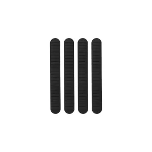 B5 Systems M-LOK Rail Covers - 4PK - Black