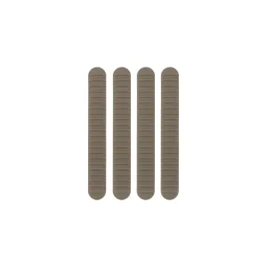 B5 Systems M-LOK Rail Covers - 4PK - Flat Dark Earth