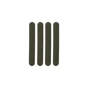 B5 Systems M-LOK Rail Covers - 4PK - Olive Drab Green