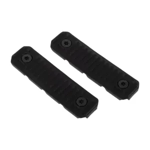 Strike Industries M-LOK Cable Management Rail Covers - Long - Black - 2 Piece Set