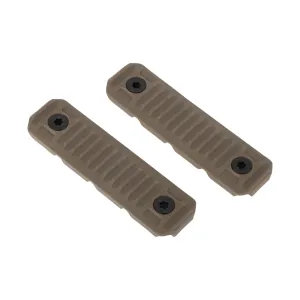 Strike Industries M-LOK Cable Management Rail Covers - Long - FDE - 2 Piece Set
