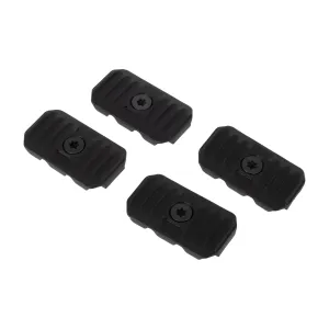 Strike Industries M-LOK Cable Management Rail Covers - Short - Black - 4 Piece Set