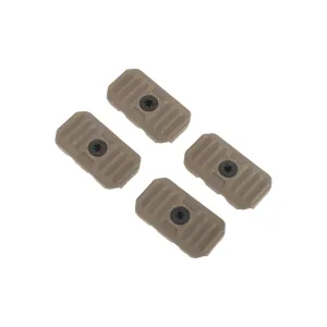 Strike Industries M-LOK Cable Management Rail Covers - Short - FDE - 4 Pack