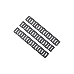 ERGO 18-Slot Low-Pro Ladder Picatinny Rail Cover - Pack of 3
