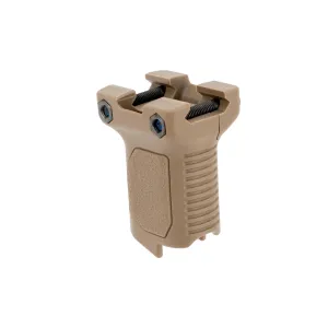 Strike Industries Angled Vertical Grip with Cable Management for 1913 Picatinny Rail - Short - FDE