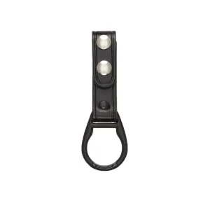 Aker Leather Baton Ring Strap - Side Handle - Black Plain