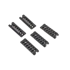 Strike Industries Siegen Rail Cover - 5 Pack - Black