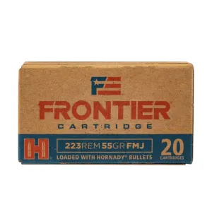 Hornady Frontier 223 Rem 55gr FMJ - Box of 20