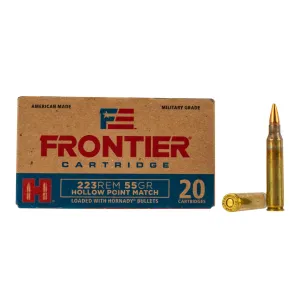 Hornady Frontier 223 Rem 55gr HP Match - Box of 20