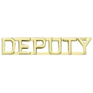Blackinton Deputy Letter Combination - Gol-Tone