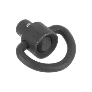 Ferro Concepts D Loop Heavy Duty Push Button QD Swivel 1" - Black