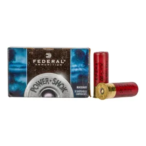 Federal Power Shok 12 Gauge 2.75'' 00 Buck - Box of 5