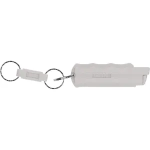 Sabre Red Keychain Pepper Spray - Hardcase with Quick Release Key Ring - Grey