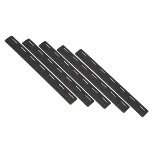 Bravo Company Manufacturing 5.5" KeyMod Rail Panel Kit - 5 Pack - Black