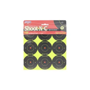 Birchwood Casey Shoot-N-C 2" Bull's-Eye Target - 108 Pack