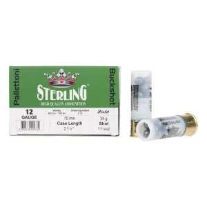 Sterling 12 Gauge 00 Buckshot - 9 Pellet - Box of 10