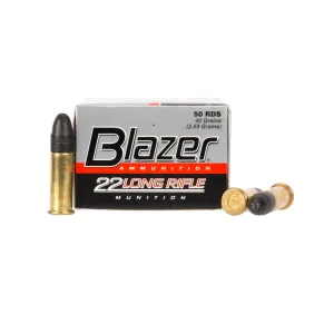 CCI Blazer 22 LR 40gr Lead Round Nose Ammo - Box of 50