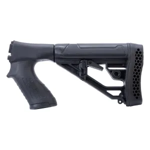 Adaptive Tactical Adjustable Stock with Pistol Grip for Remington 870 12ga - Black