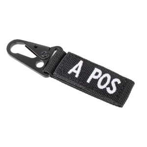 PA Gear Embroidered Blood Type Keychain