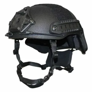United Shield International Spec Ops Delta Gen II Ballistic Helmet - High Cut - Level IIIA - USI BOA Rails and IC NVG Shroud - USI Combat Pads