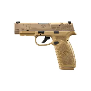 FN America Reflex XL Optic Ready 9mm Pistol - 3.8" - FDE - 1x 15rd, 1x 18rd Mags