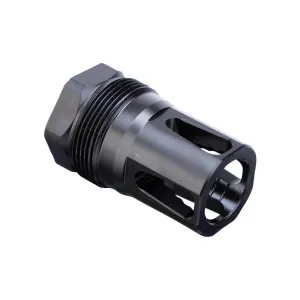 Evolve Weapons Systems Integrated Drive Hub Compatible Flash Hider Short - 1/2x28 - Nitride Finish