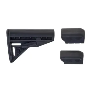 Bravo Company Manufacturing Stock - Mod 3 & Stock Risers - Black