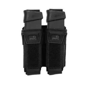Agilite Pincer Pistol Double Mag Pouch - Black