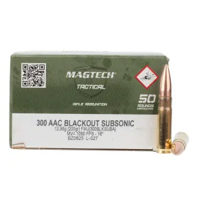 Magtech 300 Blackout 200gr Subsonic Ammo - Box of 50