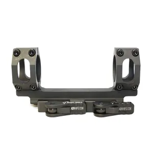American Defense Recon Straight Wide Quick Detach 34mm Scope Mount - 20 MOA - Black - Open Box