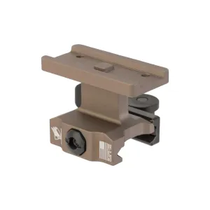 American Defense Mfg. Aimpoint Micro Light Weight Lower 1/3 Co-Witness QD Mount - FDE