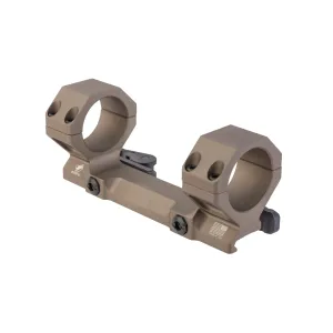 American Defense Delta 34mm QD Mount - 1.23" Height - FDE
