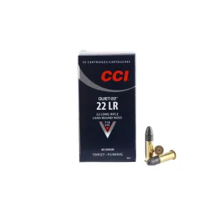 CCI Quiet-22 22 LR 40gr LRN - Box of 50